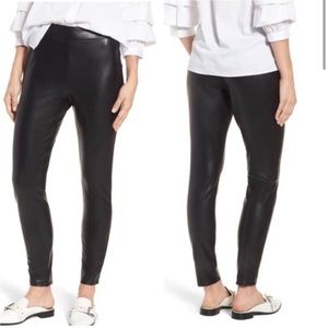 Leith faux leather pants size M